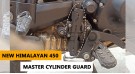 For Royal Enfield New Himalayan 450 Master Cylinder Guard Black - SPAREZO
